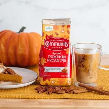 Community Coffee Spiced Pumpkin Pecan Pie Flavored, Medium Roast Ground Coffee, 11 Ounce Bag (Pack of 1)