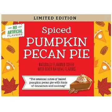 Community Coffee Spiced Pumpkin Pecan Pie Flavored, Medium Roast Ground Coffee, 11 Ounce Bag (Pack of 1)