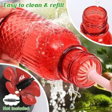 Buy FEED GARDEN Glass Hummingbird Feeder for Outdoors