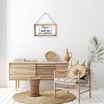 KIBAGA Rustic Farmhouse Wall Decor with 10 Seasonal Designs