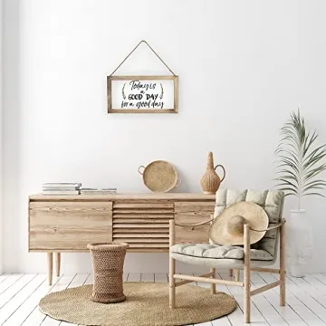 KIBAGA Rustic Farmhouse Wall Decor with 10 Seasonal Designs