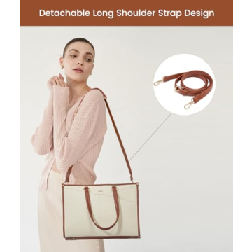 LOVEVOOK Women's Laptop Tote - Stylish & Durable Bag