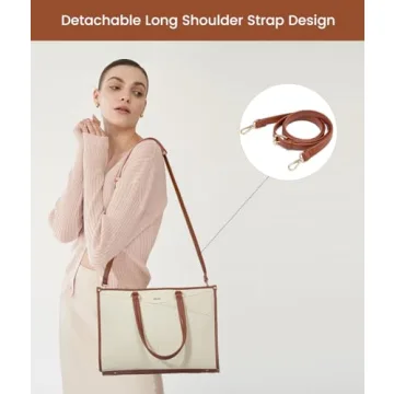 LOVEVOOK Women's Laptop Tote - Stylish & Durable Bag