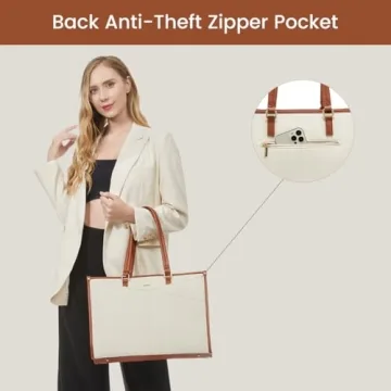 LOVEVOOK Women's Laptop Tote - Stylish & Durable Bag