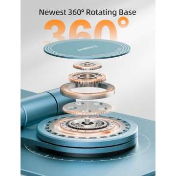 Nulaxy Foldable 360 Rotatable Phone Stand - All Devices