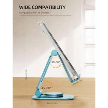 Nulaxy Foldable 360 Rotatable Phone Stand - All Devices
