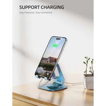 Nulaxy Foldable 360 Rotatable Phone Stand - All Devices