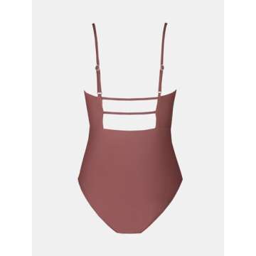 CUPSHE Square Neck One Piece Bathing Suit for Women