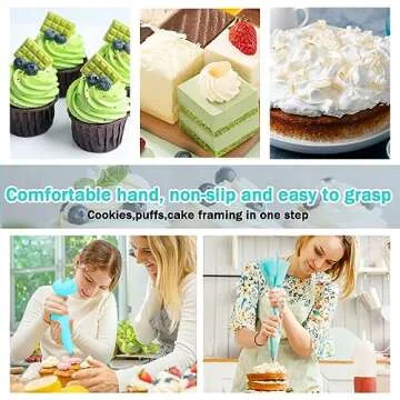 Piping Bags Set 100PCS for Cake Decorating Complete Kit
