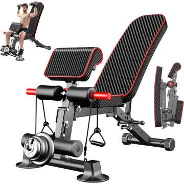 Adjustable Weight Bench - Home Fitness Equipment