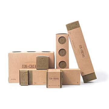 Fer à Cheval Pure Olive Oil Marseille Soap Cube - Natural & Hypoallergenic Artisan Crafted Cleanser for Skin & Home, 300g/10.58oz