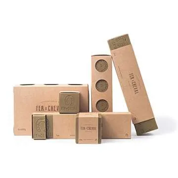 Fer à Cheval Pure Olive Oil Marseille Soap Cube - Natural & Hypoallergenic Artisan Crafted Cleanser for Skin & Home, 300g/10.58oz