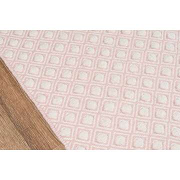 Erin Gates Langdon Pink Hand Woven Rug 8'6" x 11'6"