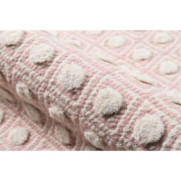 Erin Gates Langdon Pink Hand Woven Rug 8'6" x 11'6"