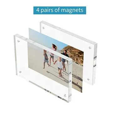 Aitee 4x6 Acrylic Picture Frames - 3 Pack Stylish Gift