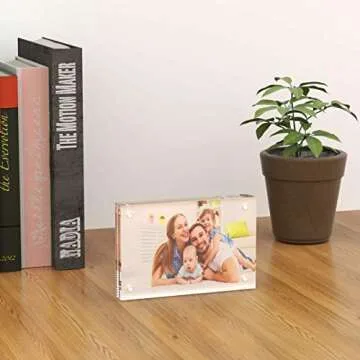 Aitee 4x6 Acrylic Picture Frames - 3 Pack Stylish Gift