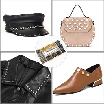 EuTengHao 484Pcs Leather Rivets Kit with Tools for Crafts