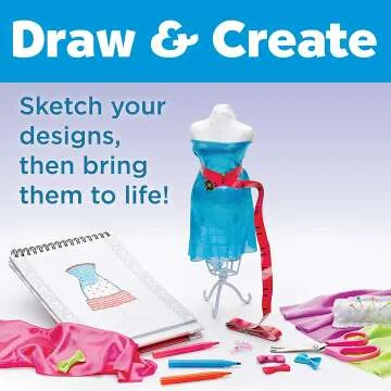 Kids Fashion Design Kit - Creativity and Fun!