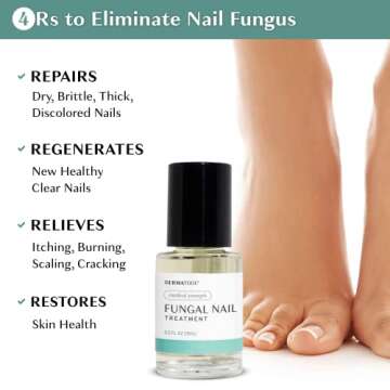 Toenail Fungus Treatment Extra Strength Antifungal Solution and Nail Fungus Treatment for Toenail - ...