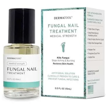 Toenail Fungus Treatment Extra Strength Antifungal Solution and Nail Fungus Treatment for Toenail - Repairs Fungal Damaged, Yellow, Thick, Discolored Nails - Fingernails and Toe Nail Fungus Treatments