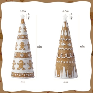 Bunny Chorus Gingerbread Christmas Tree Decorations Set