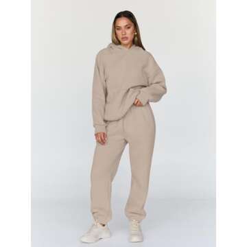 Trendy Queen Sweatsuits Women 2 Piece Outfit - Stylish & Cozy Loungewear