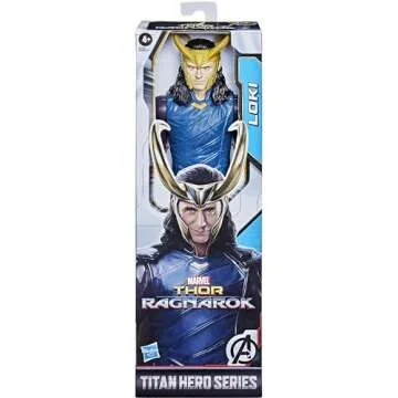 Avengers Marvel Titan Hero Series Collectible 12-Inch Loki Action Figure, Toy for Ages 4 and Up