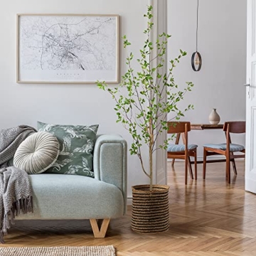 Nearly Natural Minimalist Citrus Artificial Tree for Home Decor