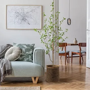 Nearly Natural Minimalist Citrus Artificial Tree for Home Decor