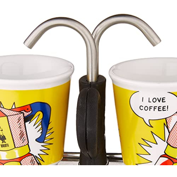 Bialetti Mini Express Lichtenstein Moka Set for Perfect Espresso