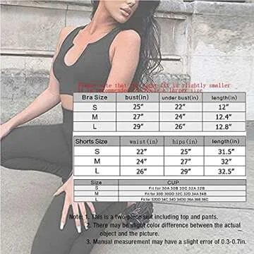 TWFRHC Women's Workout Sets 2 Piece Ribbed Seamless High Waist Gym Outfit Yoga Leggings Sets