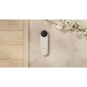 Google Nest Doorbell (Battery) - Linen - Smart Home Security Solution