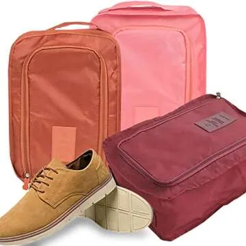 Travel Shoe Bag Set Waterproof Organizers for Packing