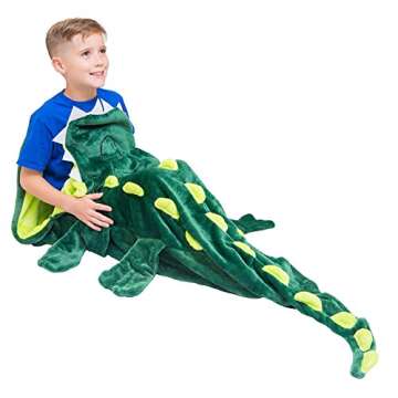 Cozy Crocodile Animal Tail Blanket for Kids Soft and Comfortable Kids Sleeping Bag Sleep Sacks Blank...