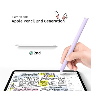 Cute Silicone Skin Cover for Apple Pencil 2nd Gen 3 Pack
