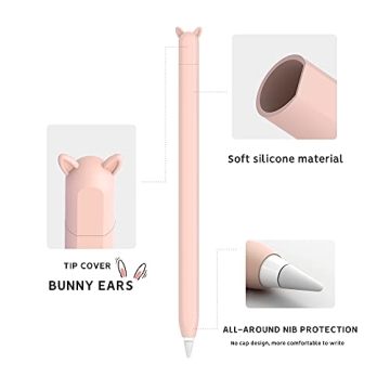 Cute Silicone Skin Cover for Apple Pencil 2nd Gen 3 Pack