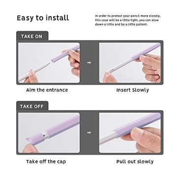 Cute Silicone Skin Cover for Apple Pencil 2nd Gen 3 Pack