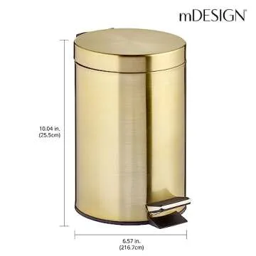 Elegant mDesign Pedal Bin - 3 Litre Waste Solution
