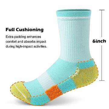 Gonii Athletic Socks for Women - Cushioned Comfort in Style