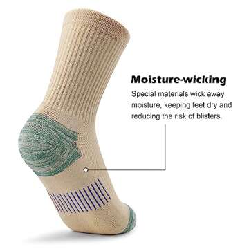 Gonii Athletic Socks for Women - Cushioned Comfort in Style