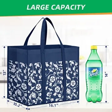 WOWBOX Reusable Grocery Bags - Eco-Friendly Totes for All