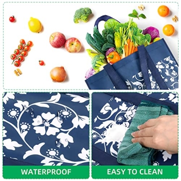 WOWBOX Reusable Grocery Bags - Eco-Friendly Totes for All