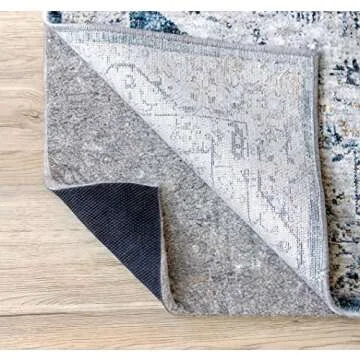 RUGPADUSA - Dual Surface - 8'x10' - 1/2" Thick - Felt + Rubber - Non-Slip Backing Rug Pad - Adds Comfort and Protection - for Hard Surface Floors