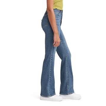 Levi's Women's Ribcage Bootcut Jeans, Summer Slide-Light Indigo, 25