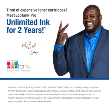 Epson EcoTank Pro ET-5150 Wireless All-in-One Printer