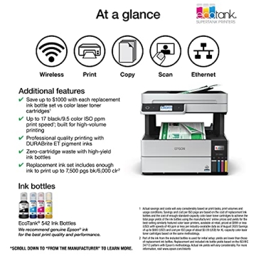 Epson EcoTank Pro ET-5150 Wireless All-in-One Printer