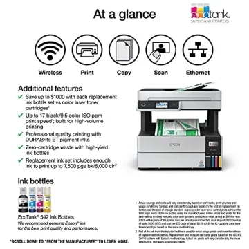 Epson EcoTank Pro ET-5150 Wireless All-in-One Printer
