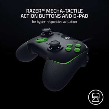 Razer Wolverine V2 Wired Gaming Controller for Xbox Series X|S, Xbox One, PC: Remappable Front-Facing Buttons - Mecha-Tactile Action Buttons and D-Pad - Trigger Stop-Switches - Black