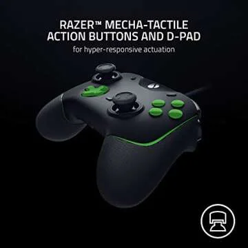 Razer Wolverine V2 Wired Gaming Controller for Xbox Series X|S, Xbox One, PC: Remappable Front-Facing Buttons - Mecha-Tactile Action Buttons and D-Pad - Trigger Stop-Switches - Black