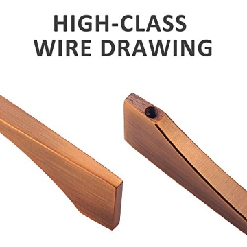 WELLOCKS Vintage Bronze Cabinet Pulls - Durable Drawer Handles 10 Pack